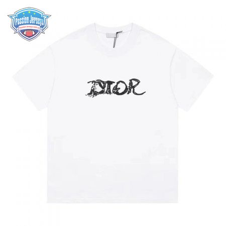 Dior Homme X Peter Doig Oversized Logo T-Shirt White