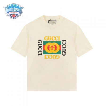 GG KIDS' COTTON T-SHIRT WITH GUCCI LOGO
