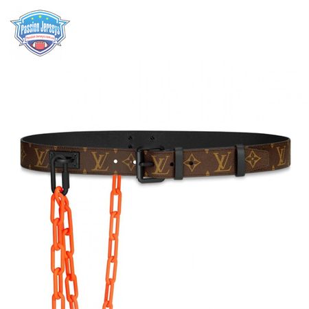 Signature Belt Monogram Chains 35MM Canvas - LBP009