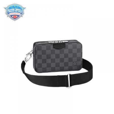 alpha wearable wallet damier graphite canvas lmb045