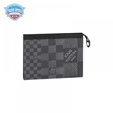 pochette voyage mm damier graphite canvas lp52