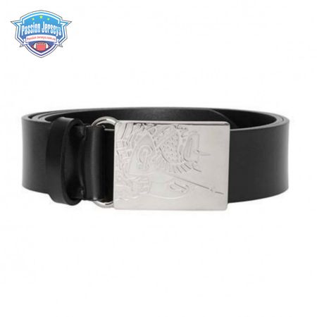 BURBERRY BLACK MEN'S LUKE LEATHER BELT - B24