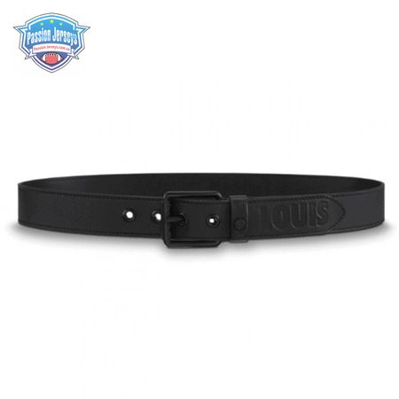 dark infinity leather voyager 35mm belt - b157