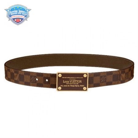 inventeur damier ebene/graphite belt - b159