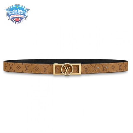 monogram ceinture dauphine tan noir belt - b151