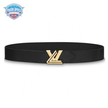 epi leather twist 40mm belt m0068w black - b138