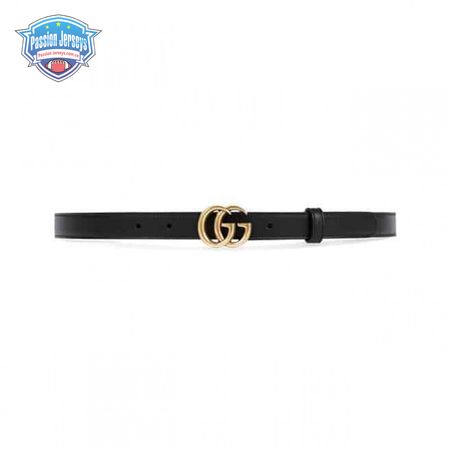 GUCCI BLACK GG MARMONT BELT 30MM - B30