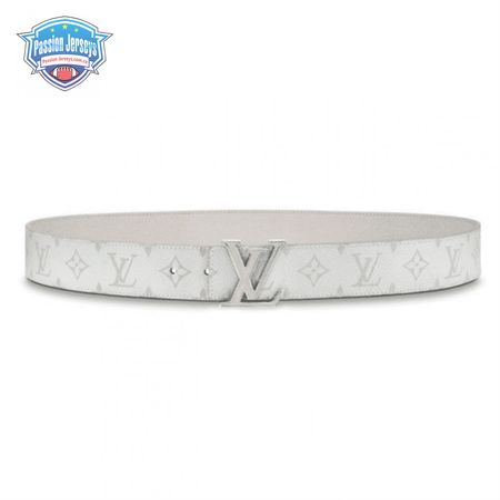 men's initiales 40mm reversible belt white - b127