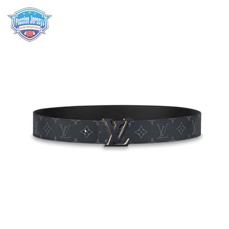 initiales 40mm reversible monogram canvas belt - b111