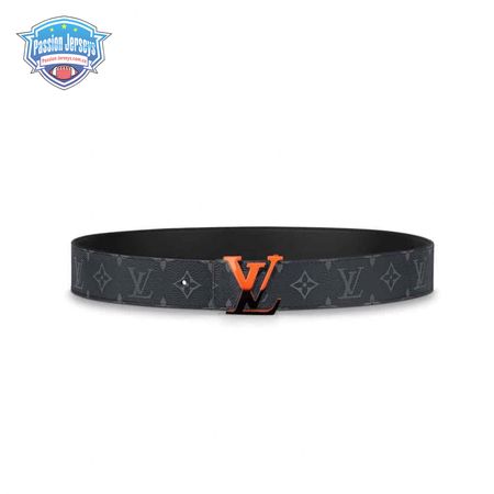 initiales 40mm reversible monogram canvas belt - b90