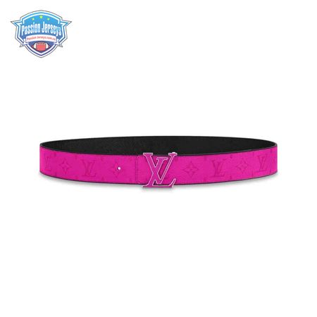 initiales 40mm reversible belt pink - b81