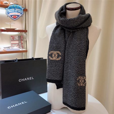 chanel 100% cashmere scarf