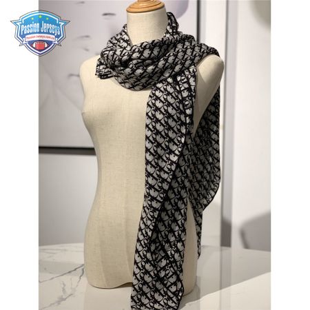 Dior cashmere shawl black