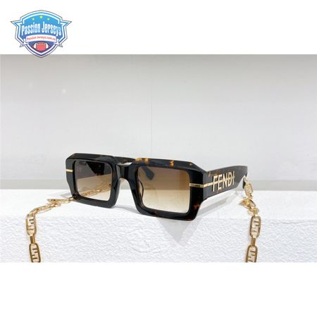 fendi classic luxury rectangular sunglasses
