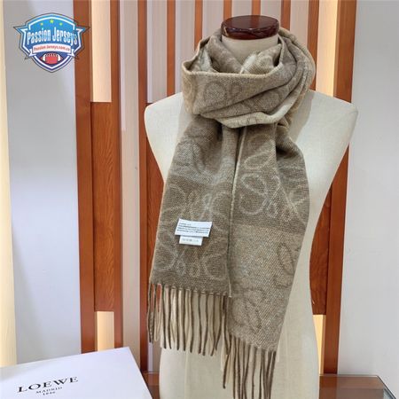 loewe anagram scarf in wool and cashmere