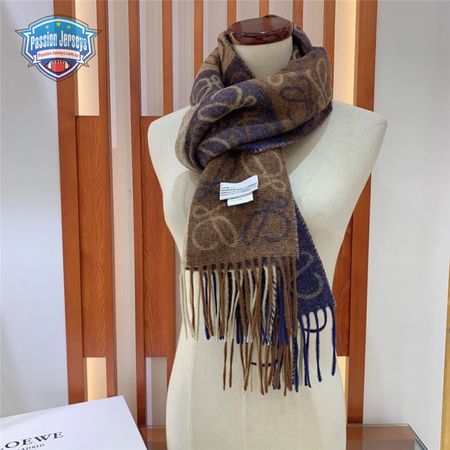 loewe anagram scarf in wool and cashmere