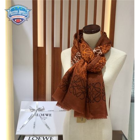 loewe anagram scarf in wool and cashmere