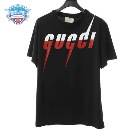 GUCCI PRINT T SHIRT WHITE - RED GC29
