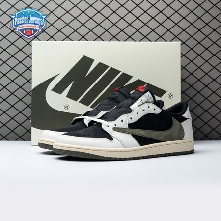 Travis Scott x Air Jordan 1 Low OG Olive DZ4137-106 Unisex