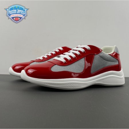 Prada America's Cup Red Sneakers