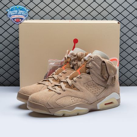 Travis Scott x Air Jordan 6 Retro 'British Khaki' Men's