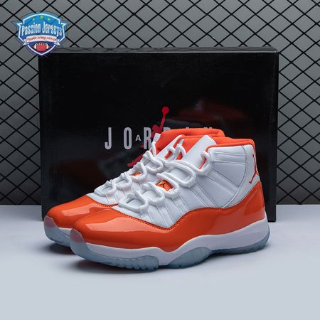 Air Jordan 11 Retro High 72-10 White Orange Men's