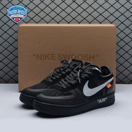 Nike Air Force 1 Low Off-White Black White AO4606 001 Unisex