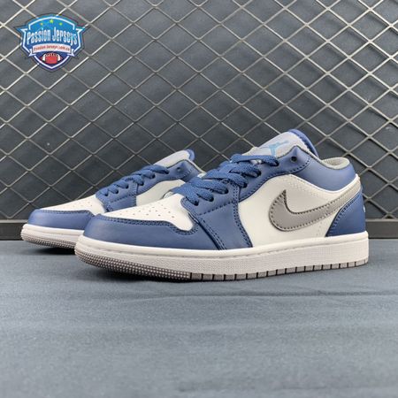 Jordan 1 Low True Blue 553558-412 Unisex