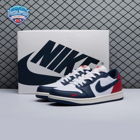 Air Jordan 1 Low OG 'Gym Red & Midnight Navy' HQ2993-100 Unisex