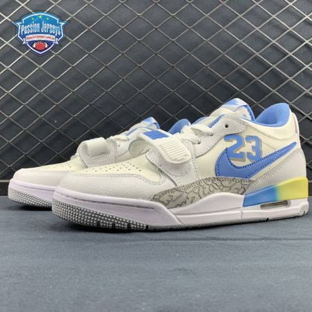 Jordan Legacy 312 Low 23 White University Blue FJ7223-141 Unisex