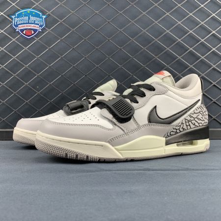 Jordan Legacy 312 Low Tech Grey Fire Red Black CD7069-101 Unisex