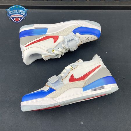 Jordan Legacy 312 Low White Game Royal University Red FN8902-161 Unisex