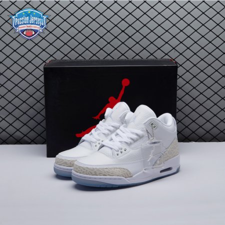 Jordan 3 Retro Pure White 136064-111 Unisex