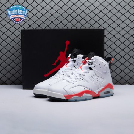 Jordan 6 Retro Infrared White 384664-123 Men's