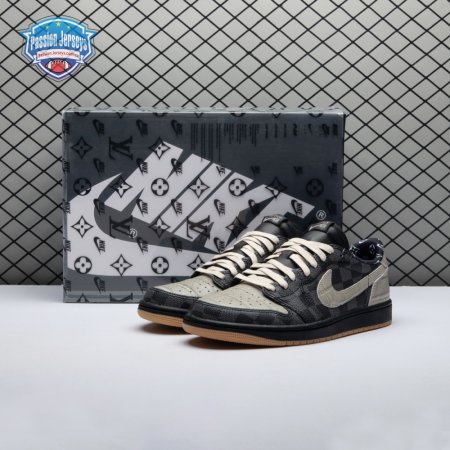 Jordan 1 Low x VL Grey and Black DZ2505-001 Men's