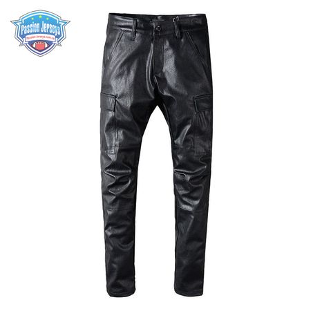 Amiri Leather Pants Jeans Black