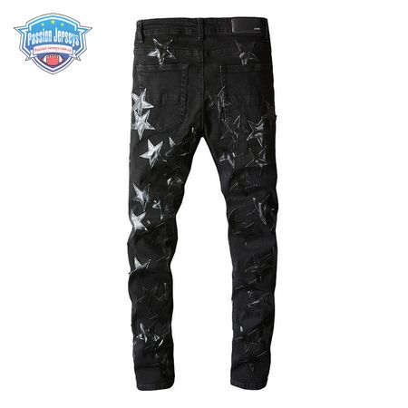 Amiri Stars Jeans Black
