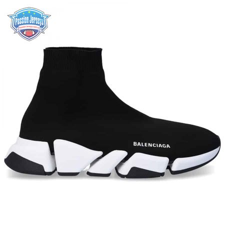BALENCIAGA SPEED 2020 TRAINER BLACK WHITE - BB51