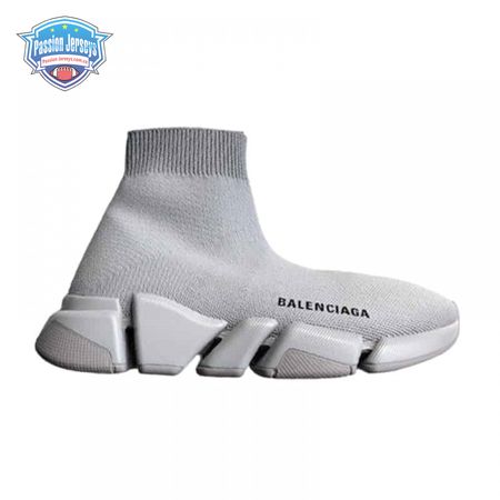 BALENCIAGA SPEED 2.0 SNEAKER IN GREY RECYCLED KNIT - BB142