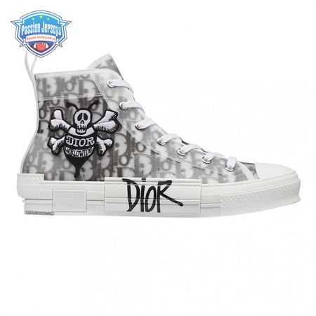 B23 HIGH-TOP SNEAKER WITH DIOR AND SHAWN BEE EMBROIDERY PATCH
