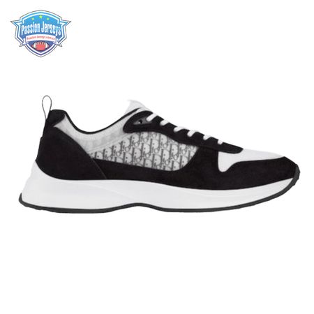 DIOR B25 OBLIQUE BLACK SUEDE RUNNER - CD37