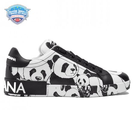 DOLCE & GABBANA PORTOFINO SNEAKERS IN PRINTED NAPPA CALFSKIN - DG 11