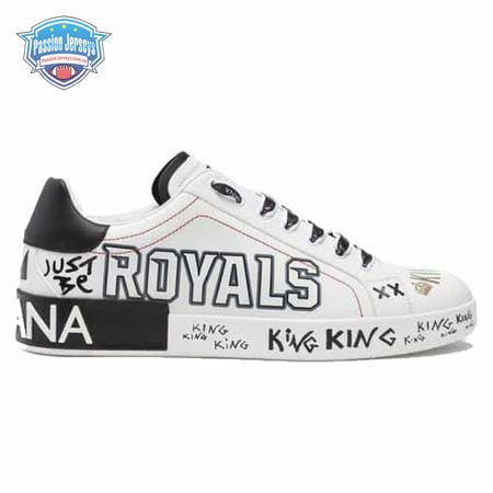 DOLCE & GABBANA PORTOFINO SNEAKERS IN PRINTED NAPPA CALFSKIN - DG12