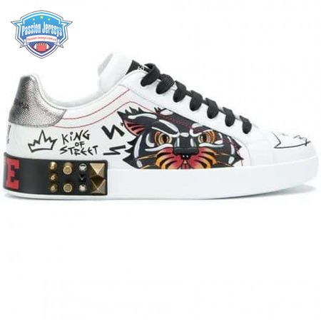 DOLCE & GABBANA PORTOFINO SNEAKERS WITH APPLIQU?S - DG19