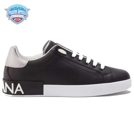 DOLCE & GABBANA CALFSKIN NAPPA PORTOFINO SNEAKERS - DG25