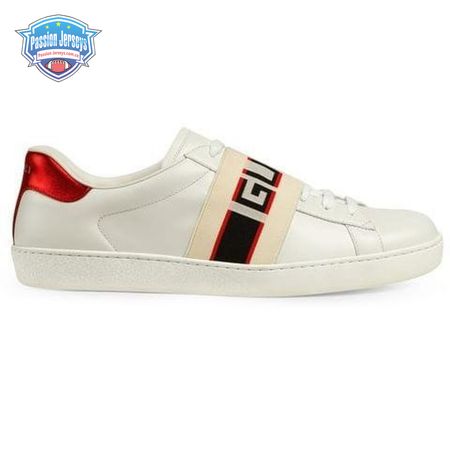 GUCCI STRIPE LEATHER SNEAKER - GC3